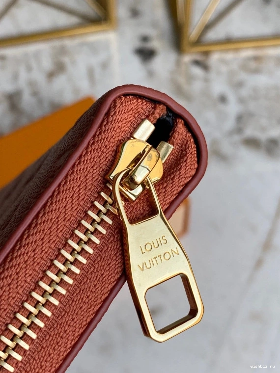 WIS LOUIS LVXNBA ZIPPY VUITTON WALLET 0814